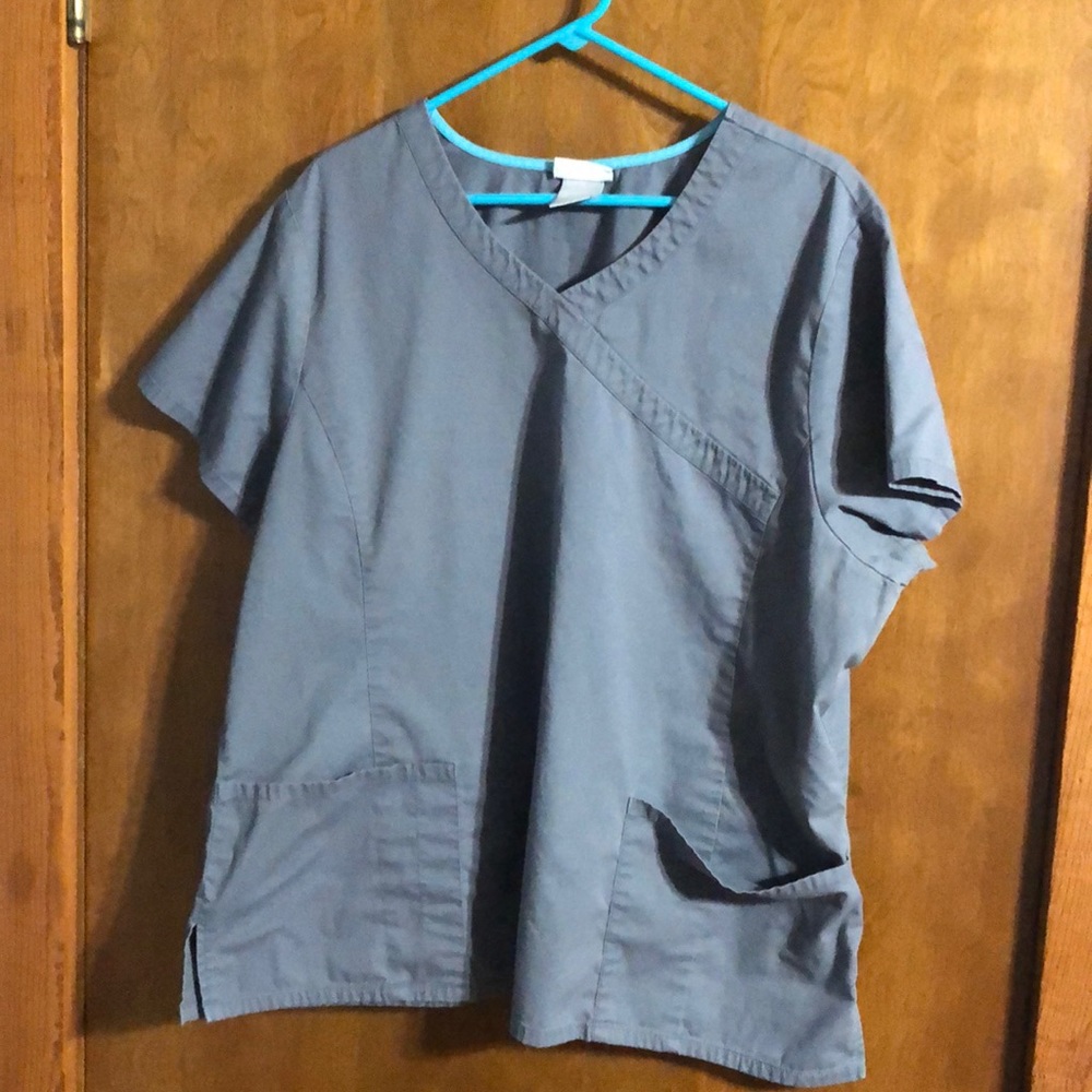 Grey scrub top scrub Star 2X XXL Nurse